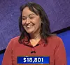 Lori White, today's Jeopardy! winner (for the March 10, 2021 game.)