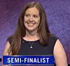 Karen Farrell, today's Jeopardy! winner (for the August 31, 2021 game.)