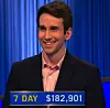 Scott Riccardi, today's Jeopardy! winner (for the July 11, 2025 game.)