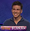 James Holzhauer, today's Jeopardy! winner (for the April 29, 2019 game.)