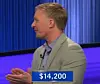 Micah Fritz, today's Jeopardy! winner (for the June 24, 2025 game.)
