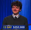 Harrison Whitaker, today's Jeopardy! winner (for the November 27, 2025 game.)