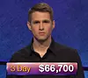 E.J. Wolborsky, today's Jeopardy! winner (for the June 14, 2019 game.)