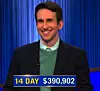 Scott Riccardi, today's Jeopardy! winner (for the July 22, 2025 game.)