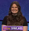 MacKenzie Jones, today's Jeopardy! winner (for the February 24, 2020 game.)