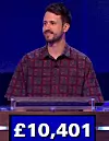 Michael Hutchinson, today's Jeopardy! UK winner (for the January 15, 2024 game.)