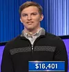 Thomas Sweeney, today's Jeopardy! winner (for the May 28, 2025 game.)