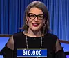 Margaret Shelton, today's Jeopardy! winner (for the March 1, 2022 game.)