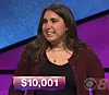 Lindsay Resnick, today's Jeopardy! winner (for the January 9, 2018 episode).