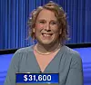 Amy Schneider, today's Jeopardy! winner (for the November 17, 2021 game.)