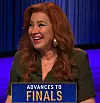 Lisa Ann Walter, today's Celebrity Jeopardy winner (for the January 2, 2024 game.)