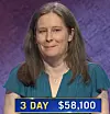 Courtney Shah, today's Jeopardy! winner (for the June 30, 2021 game.)