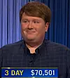 Will Stewart, today's Jeopardy! winner (for the May 14, 2024 game.)