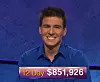 James Holzhauer, today's Jeopardy! winner (for the April 19, 2019 game.)