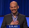 David Bederman, today's Jeopardy! winner (for the July 18, 2023 game.)