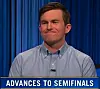 Garrett Marcotte, today's Jeopardy! winner (for the December 1, 2023 game.)