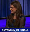 Mira Hayward, today's Jeopardy! winner (for the February 16, 2024 game.)