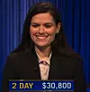 Ilhana Redzovic, today's Jeopardy! winner (for the May 31, 2023 game.)