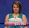 Kristin Robbins, today's Jeopardy! winner (for the April 6, 2018 game).