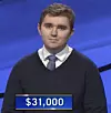 Brayden Smith, today's Jeopardy! winner (for the December 15, 2020 game.)