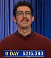 Isaac Hirsch, today's Jeopardy! winner (for the July 15, 2024 game.)