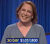 Amy Schneider, today's Jeopardy! winner (for the January 11, 2022 game.)