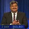 Luigi de Guzman, today's Jeopardy! winner (for the September 5, 2023 game.)