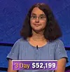 Jessica Garsed, today's Jeopardy! winner (for the October 9, 2019 game.)