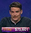 Sam Kavanaugh, today's Jeopardy! winner (for the July 12, 2019 game.)