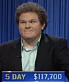 Jonathan Fisher, today's Jeopardy! winner (for the October 15, 2021 game.)