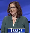 Katherine Ryan, today's Jeopardy! winner (for the December 4, 2020 game.)