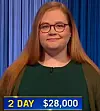 Weckiai Rannila, today's Jeopardy! winner (for the May 2, 2024 game.)