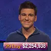 James Holzhauer, today's Jeopardy! winner (for the May 28, 2019 game.)