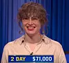 Hannah Wilson, today's Jeopardy! winner (for the May 4, 2023 game.)