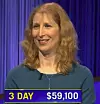 Melissa Klapper, today's Jeopardy! winner (for the March 22, 2023 game.)