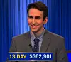 Scott Riccardi, today's Jeopardy! winner (for the July 21, 2025 game.)
