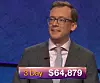 Alex Schmidt, today's Jeopardy! winner (for the October 10, 2018 episode.)