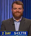 Ryan Manton, today's Jeopardy! winner (for the October 1, 2024 game.)