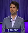 Connor Sears, today's Jeopardy! winner (for the January 9, 2022 game.)