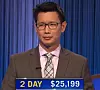 Daniel Nguyen, today's Jeopardy! winner (for the May 12, 2022 game.)