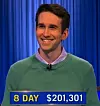 Scott Riccardi, today's Jeopardy! winner (for the July 14, 2025 game.)