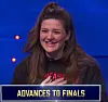 Liz Feltner today's Jeopardy! National College Championship winner (for semifinal #3 on February 18 2022).