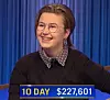Mattea Roach, today's Jeopardy! winner (for the April 18, 2022 game.)