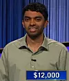 Neilesh Vinjamuri, today's Jeopardy! winner (for the July 19, 2024 game.)