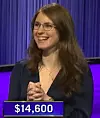 Mira Hayward, today's Jeopardy! winner (for the February 9, 2023 game.)
