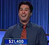 Matt Takimoto, today's Jeopardy! winner (for the February 17, 2022 game.)