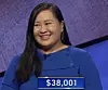 Valerie Castelo, today's Jeopardy! winner (for the December 14, 2020 game.)