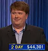Will Stewart, today's Jeopardy! winner (for the May 13, 2024 game.)