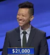 Erick Loh, today's Jeopardy! winner (for the April 13, 2021 game.)