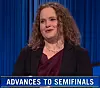 Amy Bekkerman, today's Jeopardy! winner (for the November 16, 2023 game.)